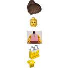 LEGO Paradisa Female avec Pink Haut, Lace Collar et Gilet de sauvetage Figurine