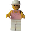 LEGO Paradisa Weiblich mit Rosa oben, Weiß Beine und Weiß Hut Minifigur