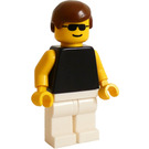 LEGO Paradisa Male with Sunglasses, Black Top and White Legs Minifigure