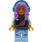 LEGO Parker L. Jackson with Black Top and Headphones (Smile / Grumpy) Minifigure
