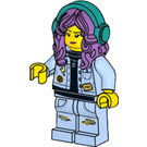 LEGO Parker L. Jackson with Denim Jacket and Headphones (Smile / Angry) Minifigure