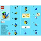 LEGO Parrot Set (Uniqlo Version) 40131-2 Instructions