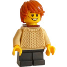 LEGO Passager - Boy med Beige Knit Sweater Minifigur