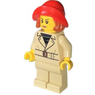 LEGO Patron with Red Hat and Tan Trenchcoat Minifigure
