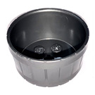 LEGO Pearl Dark Gray Barrel 4.5 x 4.5 with Axle Hole (64951)