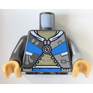 LEGO Perleťově tmavě šedá Bass Bot Trup (973)