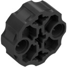 LEGO Parelmoer donkergrijs Connector Rond met Pin en As Gaten (31511 / 98585)