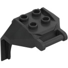 LEGO Parelmoer donkergrijs Design Steen 4 x 3 x 3 met 3.2 Shaft (27167)