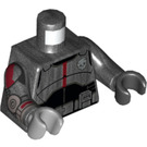 LEGO Gris foncé nacré Echo Minifig Torse (973 / 76382)
