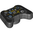 LEGO Parelmoer Donkergrijs Game Controller met Auto Controls (53118 / 106739)