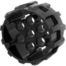 LEGO Perle dunkelgrau Hard Kunststoff Rad Ø37 x 22 mit Löcher (22410)