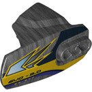 LEGO Gris foncé nacré Hero Factory Armor avec Douille à rotule Taille 5 avec 'EVO 2.0' (90639 / 93192)