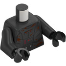 LEGO Parelmoer donkergrijs Marrok Minifiguur Torso (973 / 76382)