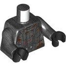 LEGO Pearl Dark Gray Marrok Minifig Torso (973 / 76382)