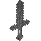 LEGO Pearl Dark Gray Minecraft Sword (18787)