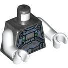 LEGO Parelmoer donkergrijs Mr. Freeze Minifiguur Torso (973 / 76382)