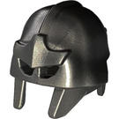 LEGO Parelmoer donkergrijs Orc Helm met Recht Cheek Guards