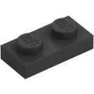 LEGO Pearl Dark Gray Plate 1 x 2 (3023 / 28653)