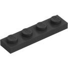 LEGO Perleťově tmavě šedá Deska 1 x 4 (3710)