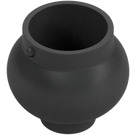 LEGO Pearl Dark Gray Pot / Cauldron with Handle Holders (79807 / 98374)