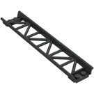 LEGO Pearl Dark Gray Rail 2 x 16 with 3.2 Shaft (25059)