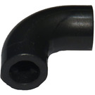 LEGO Parelmoer donkergrijs Rond Steen Elbow 90 Degree Bend (25214)