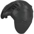 LEGO Pearl Dark Gray Rounded Shoulder Armor with Vents (98571)