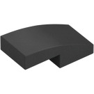 LEGO Pearl Dark Gray Slope 1 x 2 Curved (3593 / 11477)