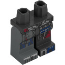 LEGO Perleťově tmavě šedá Ultron MK1 s Dark Modrá Hlava Minifigurka Boky a nohy (73200 / 103696)