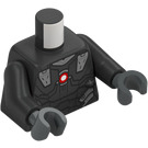 LEGO Gris oscuro perla War Machine Minifigura Torso (973 / 76382)