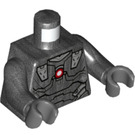 LEGO Pearl Dark Gray War Machine Minifig Torso (973 / 76382)