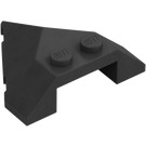 LEGO Pearl Dark Gray Wedge 4 x 4 with Point (22391)