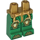 LEGO Parelmoer goud Aaron Minifiguur Heupen en benen (3815 / 36289)