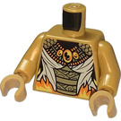 LEGO Pearl Gold Aspheera Minifig Torso (973 / 76382)