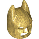LEGO Pearl Gold Batman Cowl Mask with Angular Ears (10113 / 28766)
