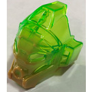 LEGO Pearl Gold Bionicle Jungle Mask with Marbled Transparent Green (19061 / 21150)