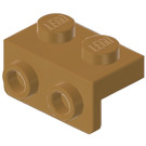 LEGO Pearl Gold Bracket 1 x 2 - 1 x 2 (99781)