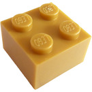 LEGO Pearl Gold Brick 2 x 2 (3003 / 6223)