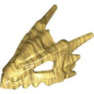 LEGO Pearl Gold Creature Head (3770)