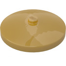 LEGO Oro perlato Dish 4 x 4 (Perno Solido) (3960 / 30065)