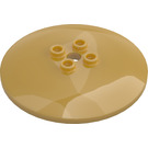 LEGO Pearl Gold Dish 6 x 6 (35327 / 44375)