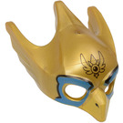 LEGO Pearl Gold Eagle Mask with Blue Eye Circles (12549 / 12853)