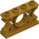 LEGO Pearl Gold Fence 1 x 4 x 2 with 4 Knobs (5103)