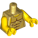 LEGO Pearl Gold Flying Warrior Minifig Torso (973 / 88585)