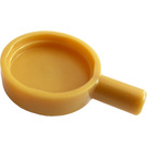 LEGO Pearl Gold Frying Pan with Short Handle (4528)