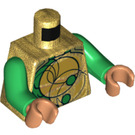 LEGO Pearl Gold Gilgamesh Minifig Torso (973 / 76382)