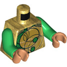 LEGO Perlgold Gilgamesh Minifig Torso (973 / 76382)