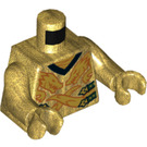 LEGO Pearl Gold Golden Lloyd Minifig Torso (973 / 76382)