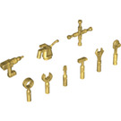 LEGO Pearl Gold Hand Tools (901 / 11402)
