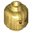 LEGO Pearl Gold Hermione Granger 20 Year Anniversary Minifigure Head (Recessed Solid Stud) (3626 / 79188)